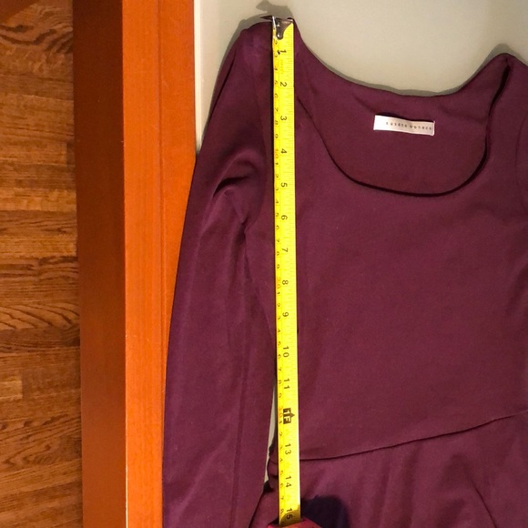 ONTREND PEPLUM Susana Monaco LongSleeve Ponte Dres - Picture 7 of 8